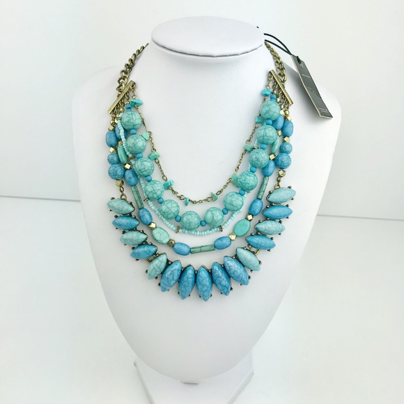 Baublebar Marina Collar Necklace Turquoise - Picture 2 of 5